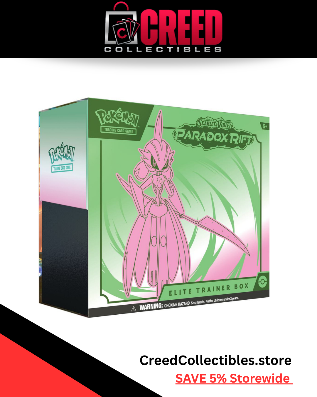 Paradox Rift Elite Trainer Box [Iron Valiant] - SV04: Paradox Rift (PAR)