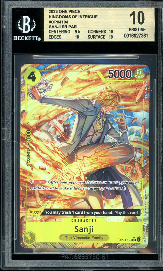 2023 Kingdoms Of Intrigue Sanji BGS 10