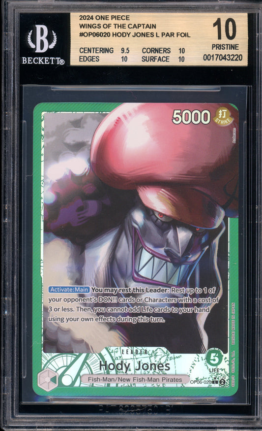 2024 Wings Of The Captain Hody Jones Leader BGS 10